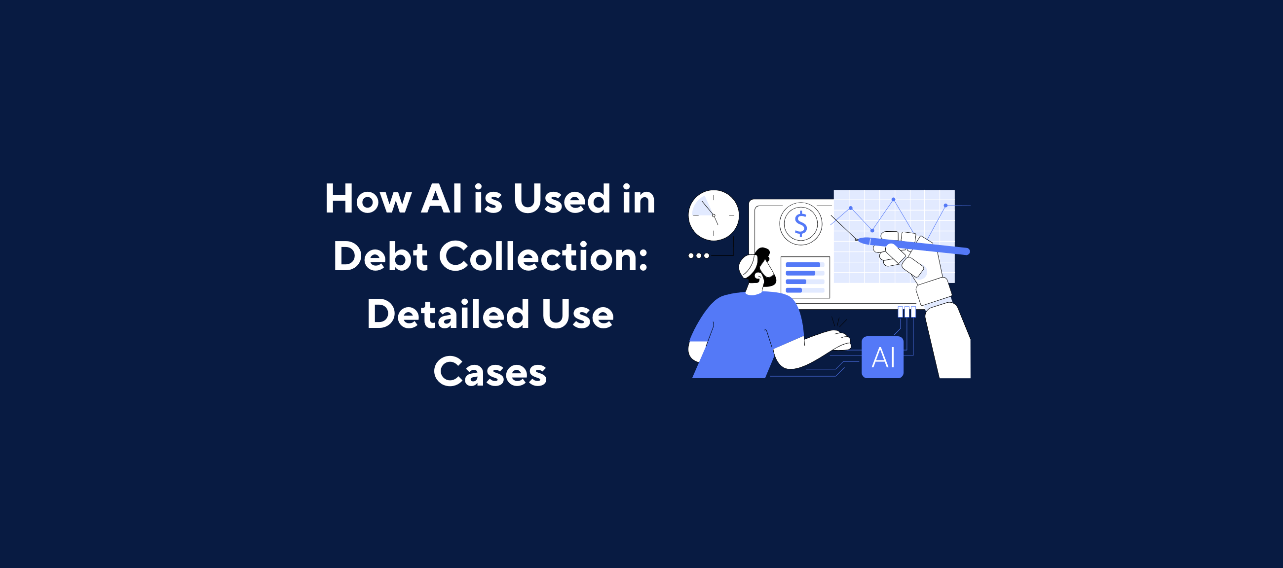 AI-powered debt collection by Kolleno, showcasing automation, financial analytics, and customer support for improved debt recovery solutions.